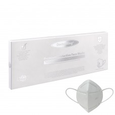 DOCTOR KING Premium Protective Face Masks | Box of 2 Single Use Premium Masks | Face Coverings For The General Public | 5 Layers of Protection | Very High Efficiency Advanced Microfilter: PFE Particle Filtration Efficiency 99.5% | Perfect For Daily Use